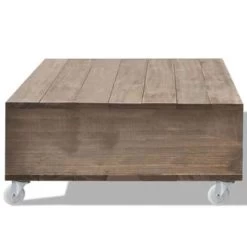 VidaXL Salontafel Massief Hout Bruin -Vidaxl 1825087688 0103