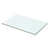 VidaXL Wandschap Transparant 50x25 Cm Glas