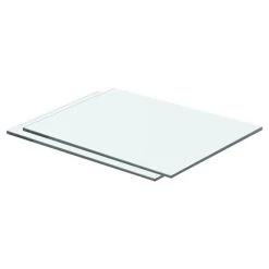 VidaXL Schappen 2 St 40x25 Cm Glas Transparant