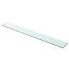 VidaXL Wandschap Transparant 100x12 Cm Glas