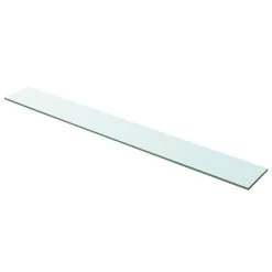 VidaXL Wandschap Transparant 100x12 Cm Glas