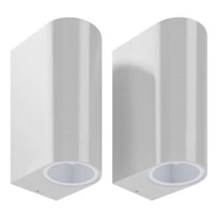 VidaXL Wandlamp Buiten Direct En Indirect Licht 2st