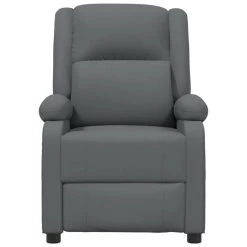VidaXL Fauteuil Elektrisch Verstelbaar Stof Donkergrijs 71x90.5x96 Cm -Vidaxl 194ad8c60cb142c48f47cc0e08ffc0ef