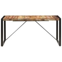 VidaXL Eettafel 160x80x75 Cm Massief Gerecycled Hout -Vidaxl 1951463858 0103