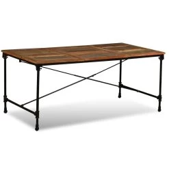 VidaXL Eettafel 180 Cm Massief Gerecycled Hout