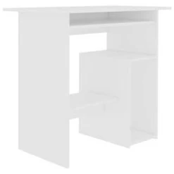 VidaXL Bureau 80x45x74 Cm Spaanplaat Wit