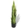VidaXL Kunst Sanseveria Plant Met Pot 90 Cm Groen