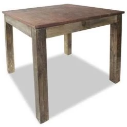 VidaXL Eettafel 82x80x76 Cm Massief Gerecycled Hout -Vidaxl 20db28b783ff4a8b8dd16f954a0ca8cc
