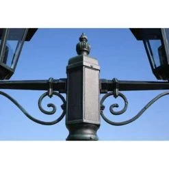 VIDAXL Tuinlantaarn Preston 2-arms 215 Cm Donkergroen -Vidaxl 24f70c4eaaca4300a97fd27ac3ed9b44
