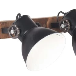 VidaXL Wandlamp Industrieel E27 45x25 Cm Zwart -Vidaxl 260d2727376b4802b7e52adc104319e5