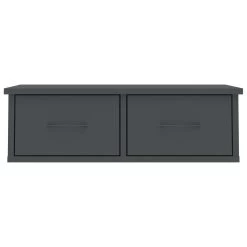 VidaXL Wandschap Met Lades 60x26x18,5 Cm Bewerkt Hout Grijs 7 VidaXL Wandschap Met Lades 60x26x18,5 Cm Bewerkt Hout Grijs -Vidaxl 27a954e4a98e44afa1a6e4565eec321f