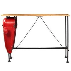 VidaXL Bartafel Tractor 60x150x107 Cm Massief Mangohout Rood -Vidaxl 299626878b234b8b87b61299337ab6fe