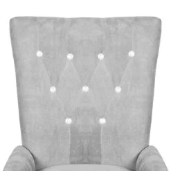 VidaXL Fauteuil Fluweel Zilverkleurig 6 VidaXL Fauteuil Fluweel Zilverkleurig -Vidaxl 2a6fdf403eca4be68d1bdb0939a017fc