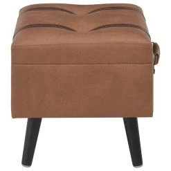 VidaXL Opbergkruk 40 Cm Kunstleer Bruin -Vidaxl 2f1e739fbca645aba5f5e91ee9c4e0f2