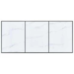 VidaXL Eettafel 200x100x75 Cm Gehard Glas Wit -Vidaxl 30c9c7bf6f72433cae1a2ef3f8cc8fbb