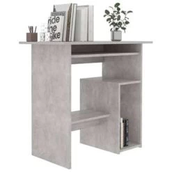 VidaXL Bureau 80x45x74 Cm Spaanplaat Betongrijs 6 VidaXL Bureau 80x45x74 Cm Spaanplaat Betongrijs -Vidaxl 33e4af55aa024a2ba84ac46935d11b64