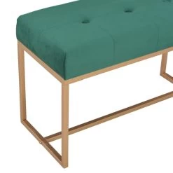 VidaXL Bankje 80 Cm Fluweel Groen 7 VidaXL Bankje 80 Cm Fluweel Groen -Vidaxl 39f8072c7bfb4886a0c47884164f3f67