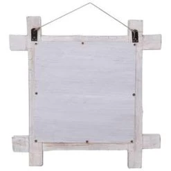 VidaXL Spiegel Houtblokken 70x70 Cm Massief Gerecycled Hout -Vidaxl 3c43a22f96b04b0ba4fe54120c23b83d