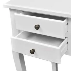 VidaXL Bureau Met Gebogen Poten En 5 Lades Franse Stijl -Vidaxl 3c99cfc217a145b3a0ca6f2b6941924e
