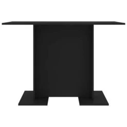 VidaXL Eettafel 110x60x75 Cm Bewerkt Hout Zwart -Vidaxl 3d0e98b5d808421f86d9865dcf8b2a4e