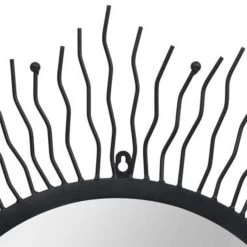 VidaXL Wandspiegel Sunburst 80 Cm Zwart -Vidaxl 44848b8db5ce4674b0abed2f17e43a9d