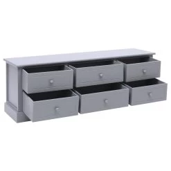 VidaXL Halbankje 115x30x40 Cm Hout Donkergrijs -Vidaxl 45f2c34a8d57483bb78ba54efc3dc723