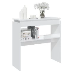 VidaXL Wandtafel 80x30x80 Cm Spaanplaat Hoogglans Wit 6 VidaXL Wandtafel 80x30x80 Cm Spaanplaat Hoogglans Wit -Vidaxl 485a32fd7fee4d63b8676ee7ee37294b