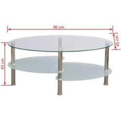 VidaXL Salontafel Met Exclusief Ontwerp Wit -Vidaxl 4a494c460ba540c884603e4f22d9471c