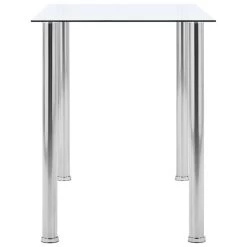 VidaXL Eettafel 120x60x75 Cm Gehard Glas Transparant -Vidaxl 4b45b4beef96411caa796b1fb42efd1f