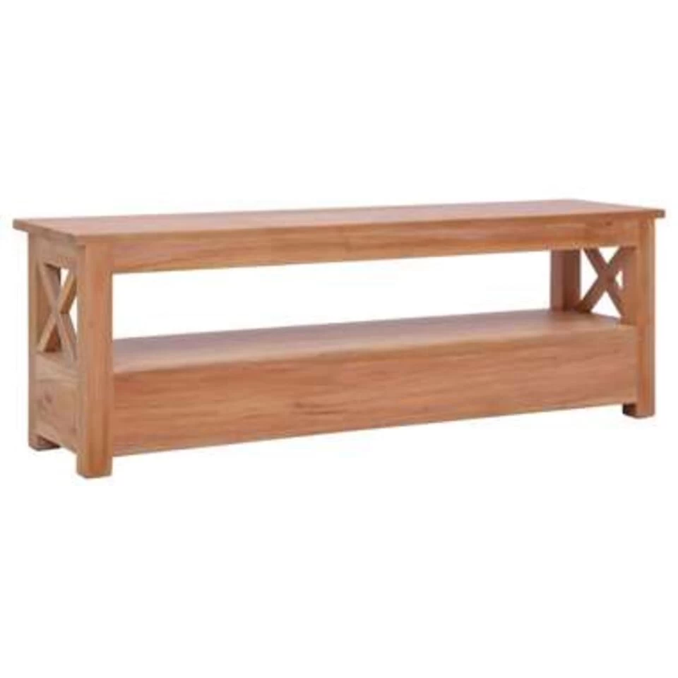 VidaXL Salontafel 100x55x46 Cm Massief Mahoniehout 3 VidaXL Salontafel 100x55x46 Cm Massief Mahoniehout - Afbeelding 3
