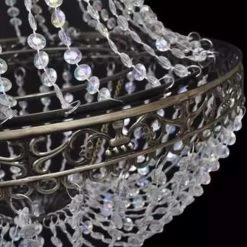 VidaXL Kroonluchter Kristal-look 36,5x46 Cm -Vidaxl 4ebc684bcce6486c9bd9c1c980852249