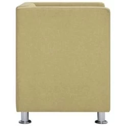 VidaXL Fauteuil Kubus Stof Groen 7 VidaXL Fauteuil Kubus Stof Groen -Vidaxl 4fe052d59d2840868629769aff235df4