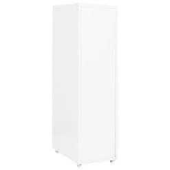 VidaXL Ladeblok Verrijdbaar 28x41x109 Cm Metaal Wit -Vidaxl 52f29c191f0d4fb996760cb29451c83b