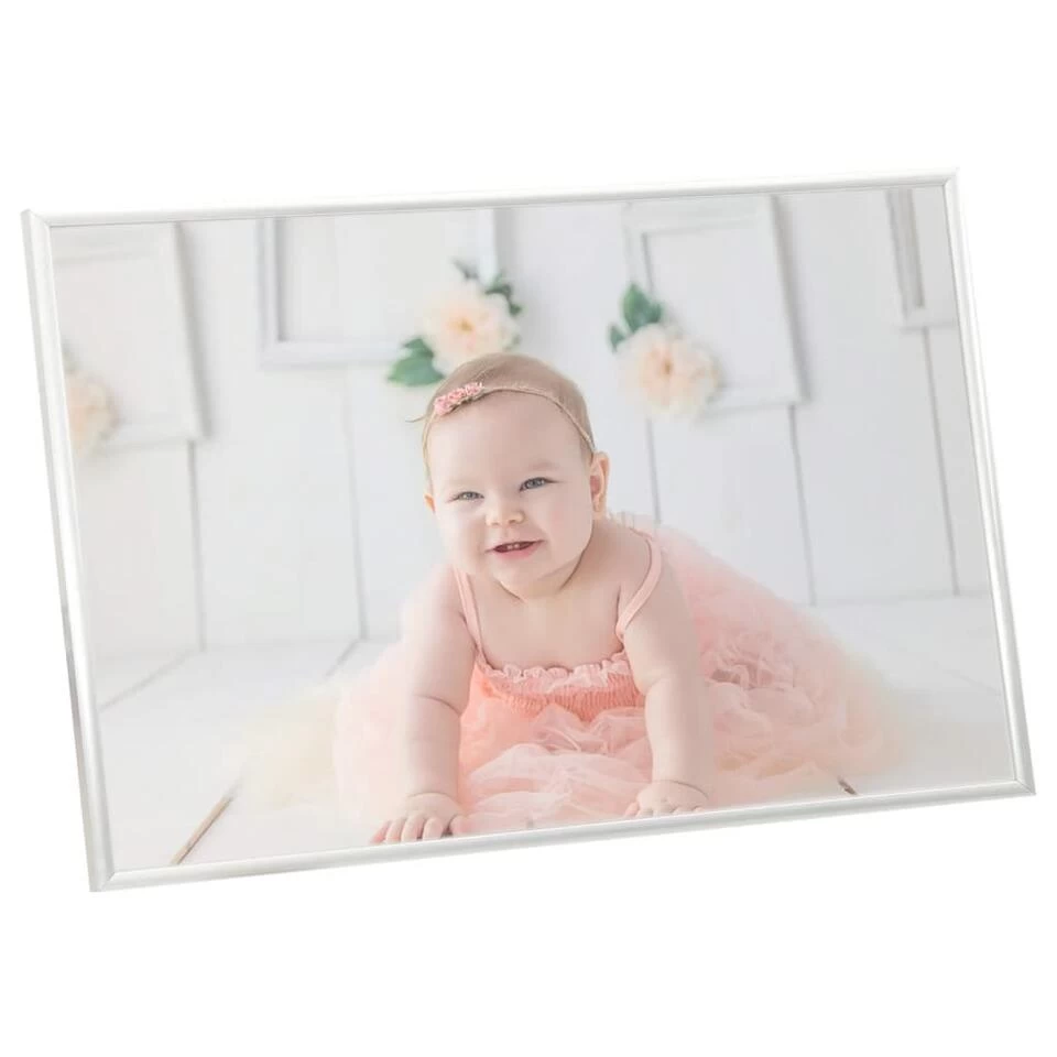 VidaXL Fotolijsten 5 St Voor Wand Of Tafel 42x59,4 Cm MDF Zilverkleur 4 VidaXL Fotolijsten 5 St Voor Wand Of Tafel 42x59,4 Cm MDF Zilverkleur - Afbeelding 4