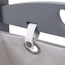 VidaXL Mandenrek 2-laags 35x35x72 Cm Hout Donkergrijs -Vidaxl 57ccc6969d0f4162a066ddf3f28ff23b