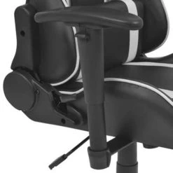 VidaXL Bureau-/gamestoel Verstelbaar Kunstleer Wit -Vidaxl 5915f880894b4169929ef42da7e2f938