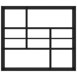 VidaXL Wandschap 90x16x78 Cm Spaanplaat Zwart 7 VidaXL Wandschap 90x16x78 Cm Spaanplaat Zwart -Vidaxl 5e27c8e89d5747dcb56eeacb2c1ac1ae