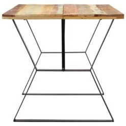 VidaXL Eettafel 140x80x76 Cm Massief Gerecycled Hout -Vidaxl 67e664b90228409fa86a3e852ab32fe2