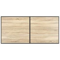 VidaXL Eettafel 140x70x75 Cm MDF Eikenkleurig -Vidaxl 6c9b73bee8244bbdb6c20ca357584afb