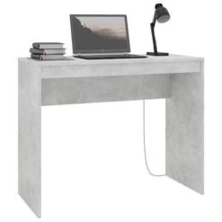 VidaXL Bureau 90x40x72 Cm Bewerkt Hout Betongrijs -Vidaxl 6cd0039f1ea5463898e77fd50ce15ed1