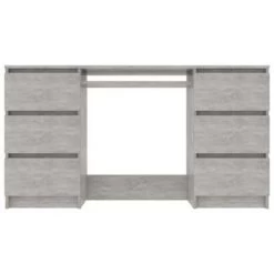VidaXL Schrijftafel 140x50x77 Cm Bewerkt Hout Betongrijs 6 VidaXL Schrijftafel 140x50x77 Cm Bewerkt Hout Betongrijs -Vidaxl 6ecf08f9d48b45b9bc865d27f740a199