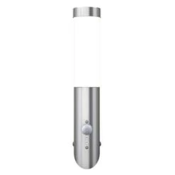 VIDAXL Buitenlamp RVS Enego Met Sensor -Vidaxl 70d8395037624680a2cce77fee028303