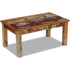 VidaXL Salontafel 100x60x45 Cm Massief Gerecycled Hout -Vidaxl 72cae6f29a1e4774a9f5fd1262797db9