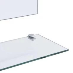 VidaXL Wandspiegel Met 5 Schappen 50x60 Cm Zilverkleurig -Vidaxl 76eb9bd356c84170b94929d0a12535af