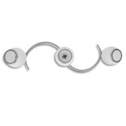 VidaXL Plafondlamp Glazen Kappen + Golvende Rail Voor 3 X E14 Peertjes -Vidaxl 77160cc490214b72ae2257969b32d3b5