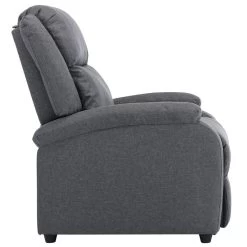 VidaXL Fauteuil Verstelbaar Stof Donkergrijs -Vidaxl 7b9569fe182c460193269daf32344880