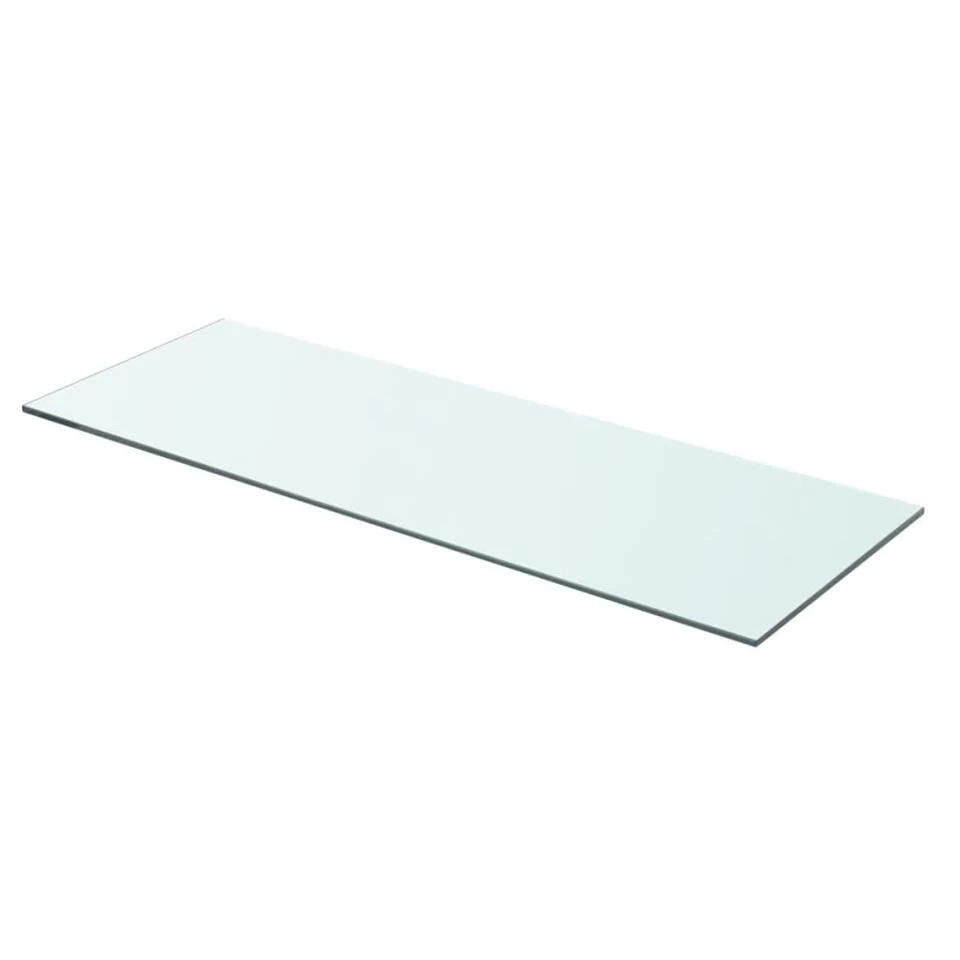 VidaXL Schappen 2 St 70x25 Cm Glas Transparant 2 VidaXL Schappen 2 St 70x25 Cm Glas Transparant - Afbeelding 2