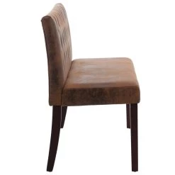 VidaXL Bankje 148,5 Cm Kunstsuède Bruin 7 VidaXL Bankje 148,5 Cm Kunstsuède Bruin -Vidaxl 86cbbe0d324b472a8f16cac4dd0217ff