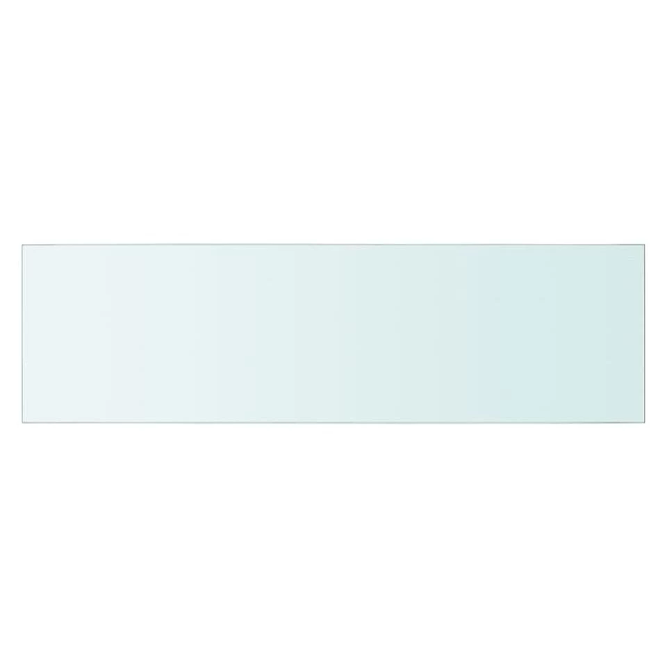 VidaXL Wandschap Transparant 70x20 Cm Glas 2 VidaXL Wandschap Transparant 70x20 Cm Glas - Afbeelding 2