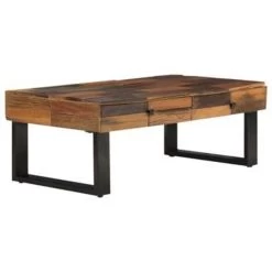 VidaXL Salontafel 110x60x40 Cm Massief Gerecycled Hout -Vidaxl 905d1698a30c47b2874c37f30a569be2